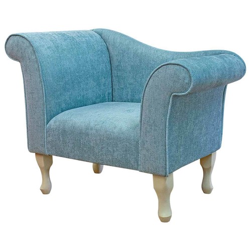 Duck egg chaise chair accent - duck,