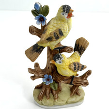 Goldfinch Bird Figurine Bisque