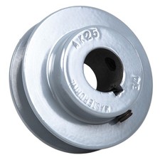 Cast Iron 2.5" Single Groove V