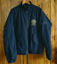 Barbour Jacket XL Household Cavalry Polo Club Navy Blue Size XL 24" Pit to Pit