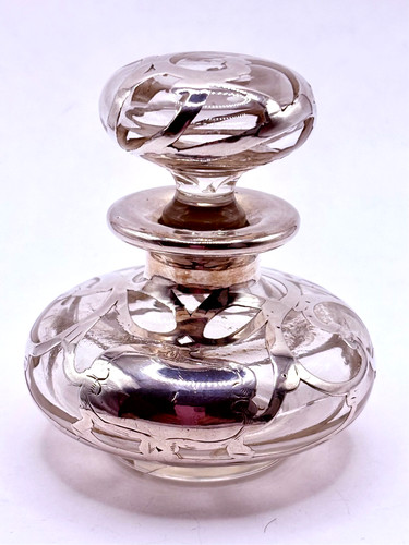 Antique silver overlay art - antique,