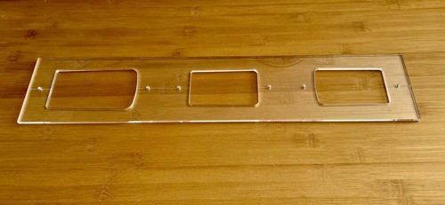 Acrylic guitar neck pocket - acrylic,