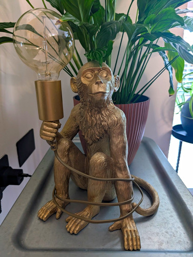 Priscila gold monkey novelty - gold,