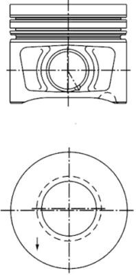 Kolbenschmidt 40387610 piston - 40387610,