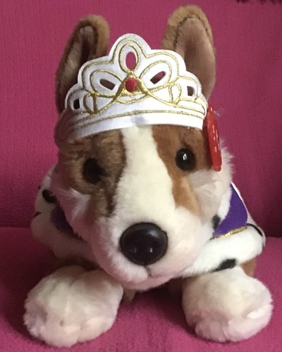 Keel toys royal corgi dog - corgi,