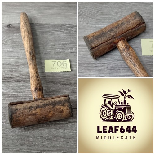 Raw hide mallet - old, rawhide