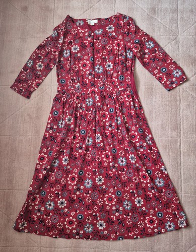 Seasalt red floral dress - floral,