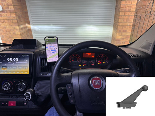 Magnetic phone holder for fiat - magnetic,