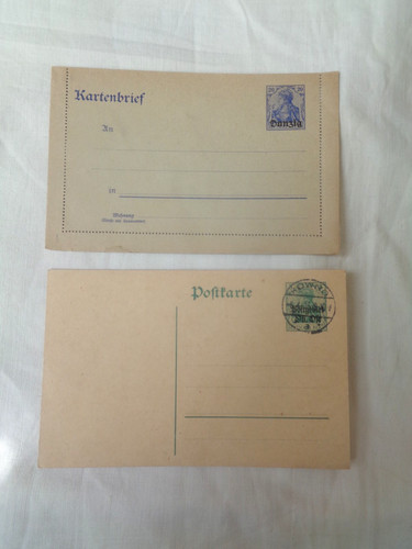 Ww2 german letter card - card, &