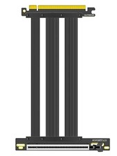 GLOTRENDS 20CM PCIe 5.0 X16 Riser Cable 90 Degree Right Angle for Vertical GPU