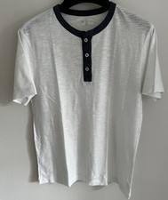 GAP Short Sleeve Button Neck