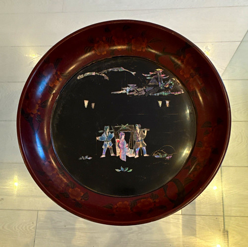 Vintage chinoiserie lacquer - vintage,