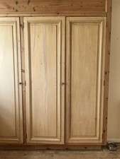 Beautifully Restored Pine Wooden Cupboard Doors Perfect For Built in Wardrobe