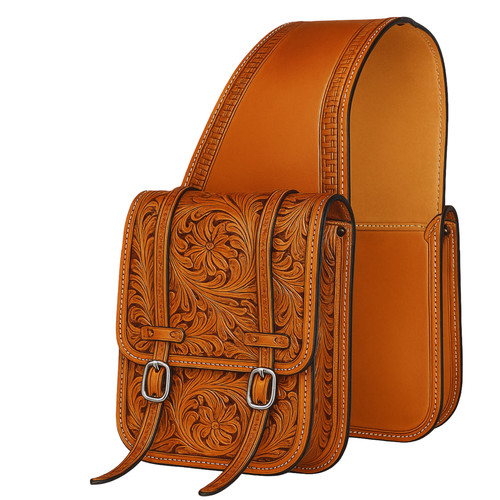 Horse saddle bag leather - saddle,