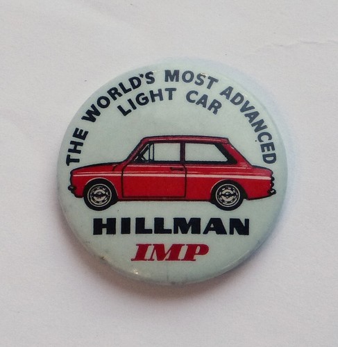 Rare hillman imp - badge, "the