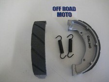 BSA BANTAM, TRIUMPH TIGER CUB T20 FRONT OR REAR BRAKE SHOES GROOVED. TRIALS&ROAD