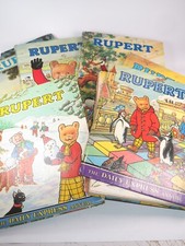 COLLECTABLE VINTAGE BOOK Rupert the Bear  Annual 1970s UNCLIPPED Selection