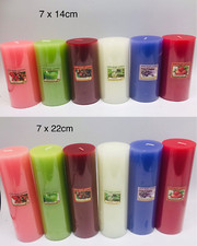 Pillar candles medium large - medium, &