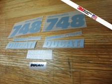 Ducati 748 tuxedo decal set