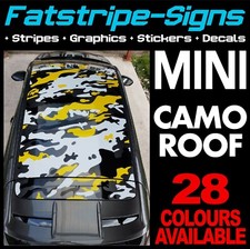 to fit MINI ROOF CAMO GRAPHICS