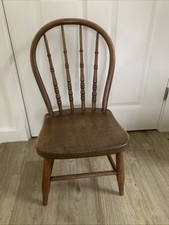 Antique Children’s Wooden Spindle Back Chair