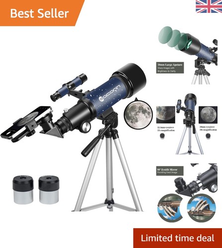 Portable 70mm travel telescope - travel,