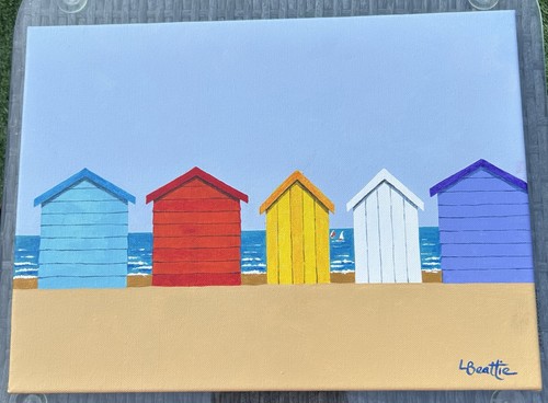 Lovely original ooak acrylic - lovely,