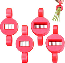 4Pcs Runner Bean Slicer, Runner Bean Stringer, Manual Vegetable Prep Gadget for 