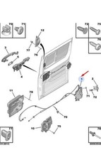 Sliding Door Lock Citroen