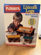 Vintage Playskool Lincoln Logs
