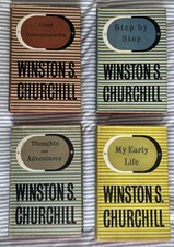 Winston Churchill Set 4 Books 1st Odhams Editions 1947 Rare