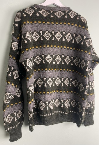 Vintage style fair isle jumper - fair,