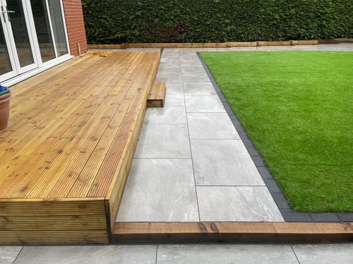 Patio slabs and - and, tiles
