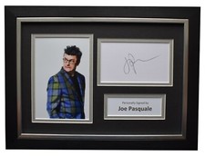 Joe Pasquale Signed A4 Framed