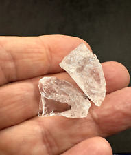 Natural Satyaloka Azeztulite Quartz Crystal Tumble Stones - 2 pieces from India