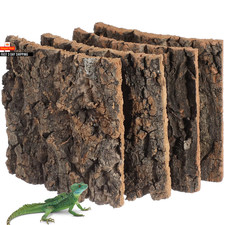 4 Pcs Reptile Cork Bark