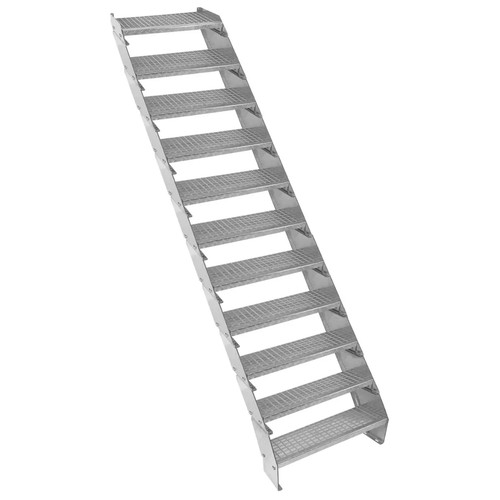 Metal staircase section - staircase,