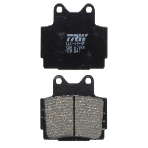 Trw rear brake pads - rear, yamaha