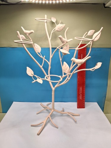 Large white painted metal - large,