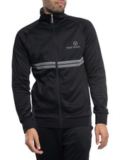 Sergio Tacchini Men's New Dallas Track Jacket, Black