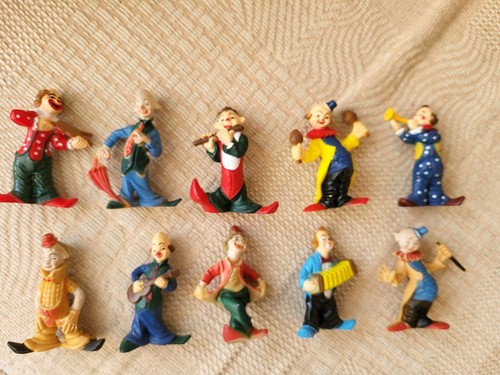 Vintage miniature clown - 10,