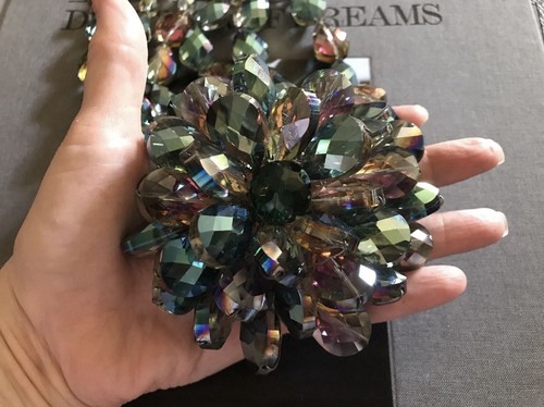 Huge glass bead flower - huge,