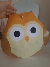 Children Owl Lampshade Orange