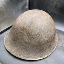 Original WW2 British / Canadian Army Mk3 High Rivet Turtle Helmet