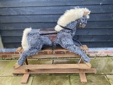 Vintage Wooden Rocking Horse
