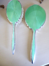 Art Deco Green Guilloche &