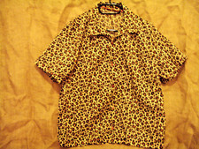 Men's leopard print 1950's style shirt  Rockabilly,vintage,bowling,Billy Fury !