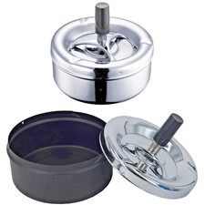 Stainless steel ashtray - steel,