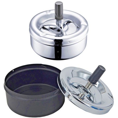Stainless steel ashtray - stainless,