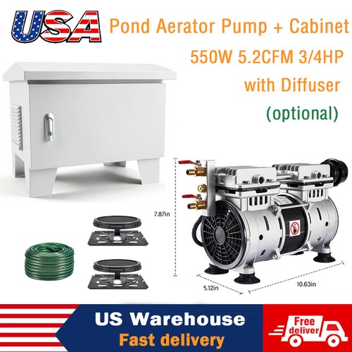 550w 4hp pond air - 3/4hp,